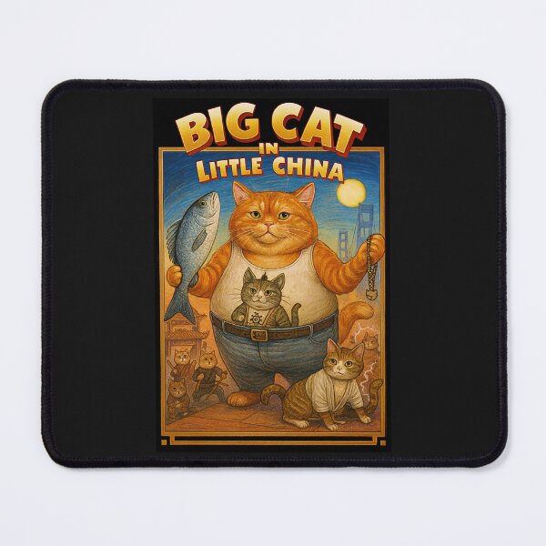 Item preview, Big Cat in Little China designed and sold by Cats and Other Things.