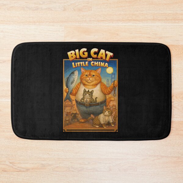 Item preview, Big Cat in Little China designed and sold by Cats and Other Things.