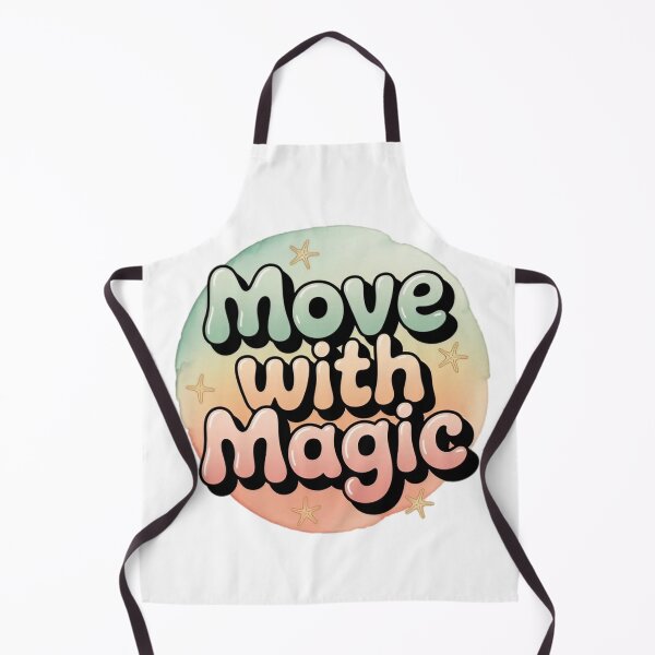 Item preview, Move With Magic , Pastel Aesthetic Motivational Quote designed and sold by NRcollections24.