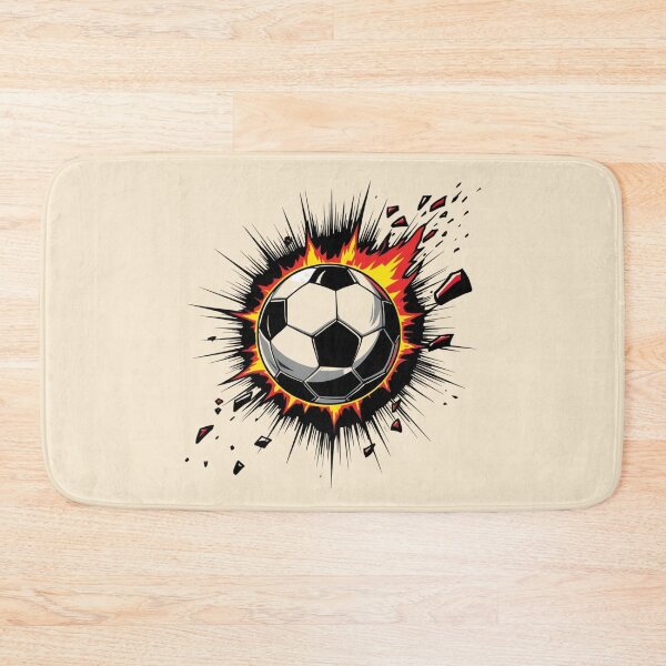Item preview, Explosive Soccer Impact – Fiery Ball Burst designed and sold by ABLAT-CREATIONS.