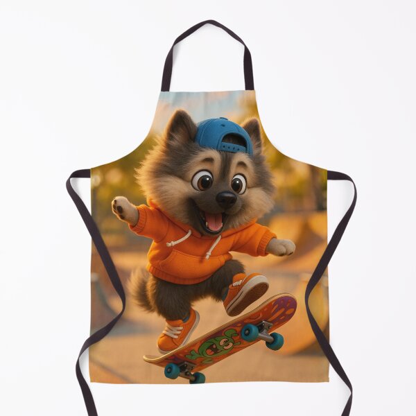 Item preview, Skater Keeshond designed and sold by Sillytoe.