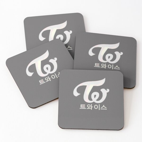 Item preview, TWICE-KPOP-LOGO-HANGUL-BLACK-WHITE designed and sold by goodfriendi.