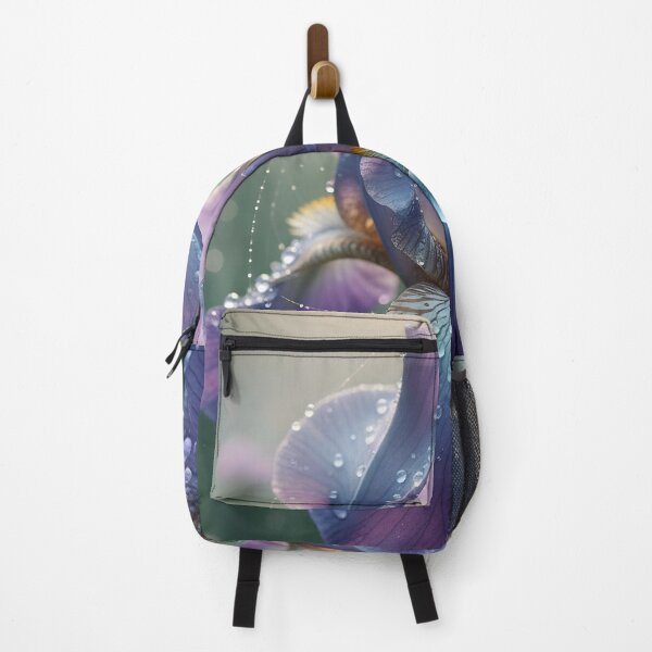 Item preview, Radiant Violet Iris: Glistening Dew & Sunlit Petals designed and sold by KiddoCavePrints.