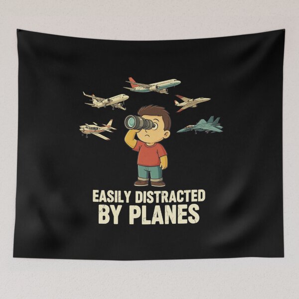 Item preview, Easily Distracted by Planes –flight loves by planes designed and sold by w66aboo.