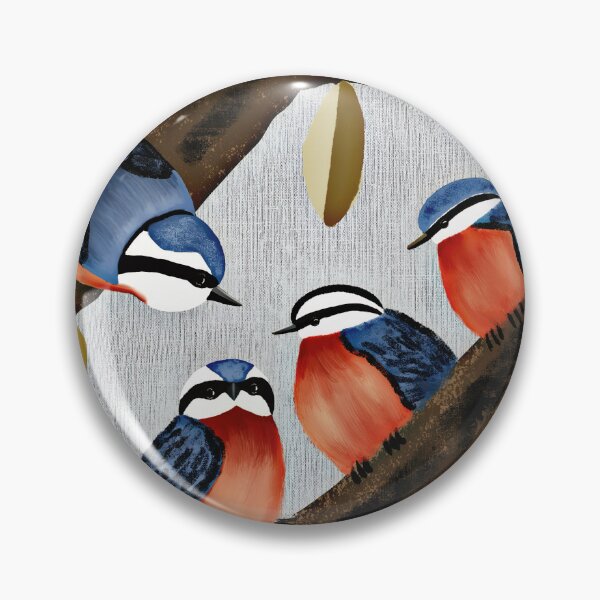 Item preview, Nuthatches designed and sold by Anne's Drawing and Design.