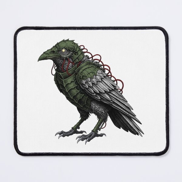 Item preview, Futuristic raven designed and sold by krabbaraban.