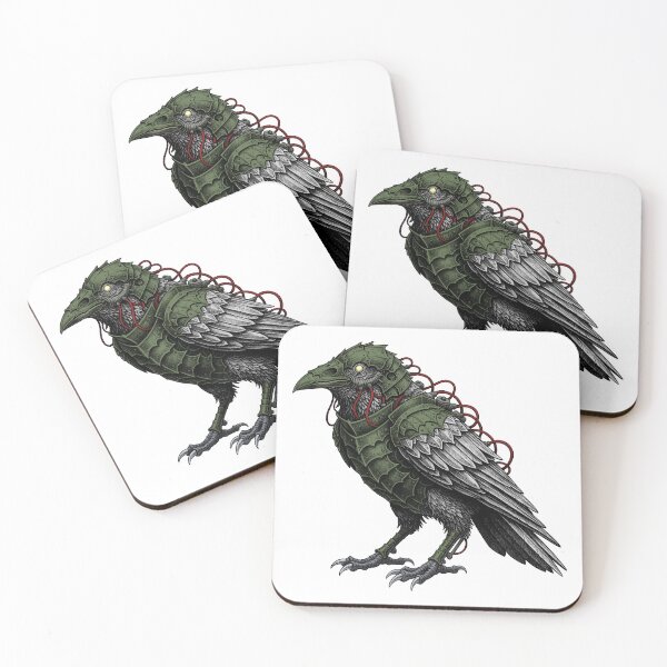 Item preview, Futuristic raven designed and sold by krabbaraban.