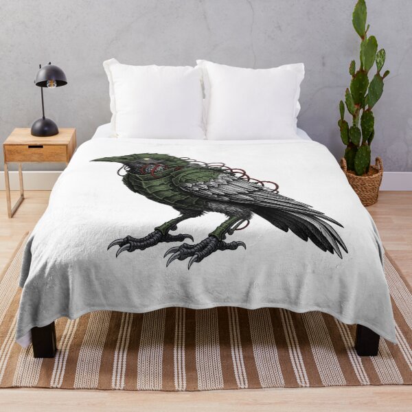 Item preview, Futuristic raven designed and sold by krabbaraban.