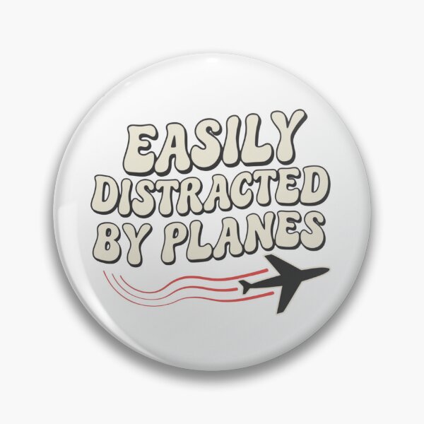 Item preview, Easily Distracted by Planes – airplane flight love designed and sold by w66aboo.