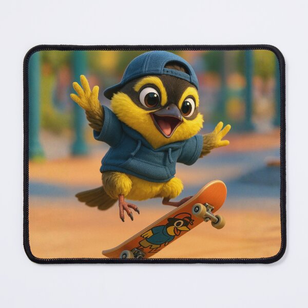 Item preview, Skater Kentucky Warbler designed and sold by Sillytoe.