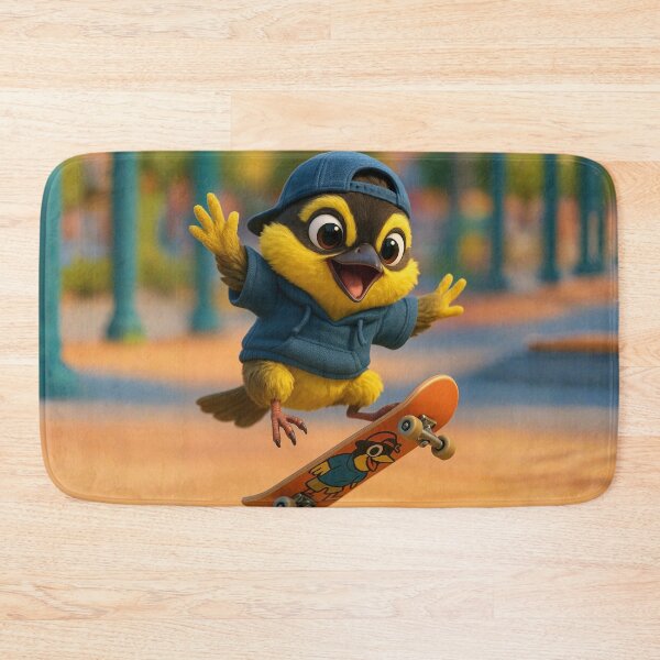 Item preview, Skater Kentucky Warbler designed and sold by Sillytoe.