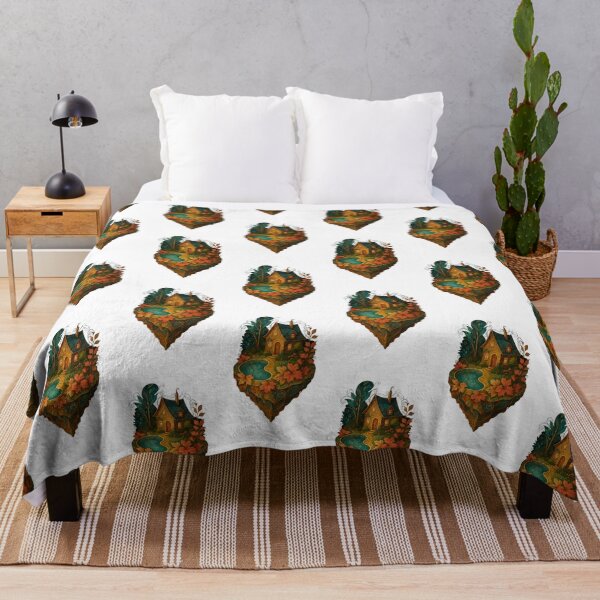 Item preview, Isometric Floating Fantasy Island – Art Nouveau Edition designed and sold by Ewa Miller.