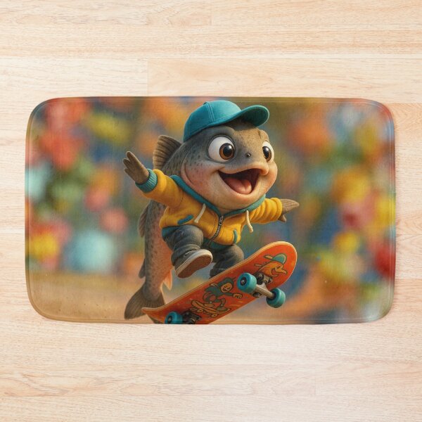 Item preview, Skater Keta Salmon designed and sold by Sillytoe.