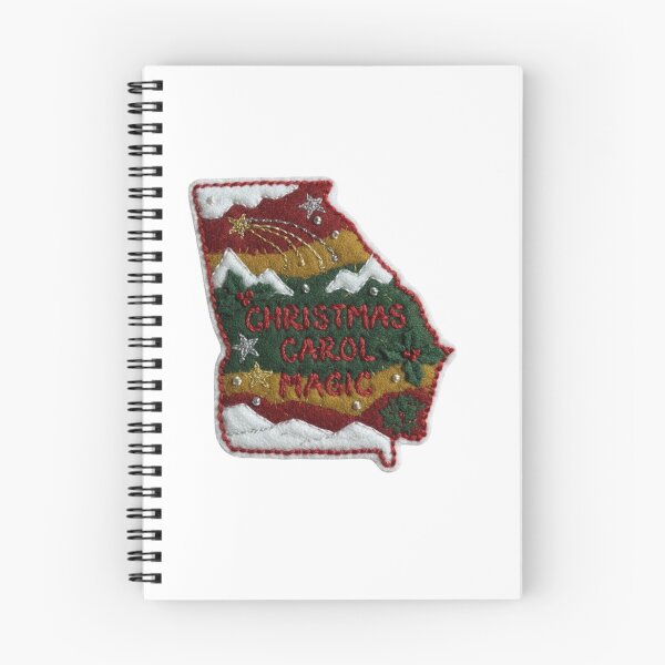 Item preview, Georgia Christmas Carol Magic Embroidered Plush Patch Emblem designed and sold by Imaginarium of Chaos falcon88 .
