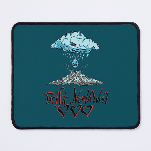Item preview, Pacific Northwest Drip - Rain Cloud Volcano Love designed and sold by Urban Muse And Sultry Hues.