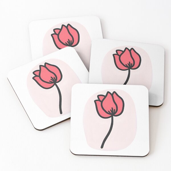 Item preview, Red tulip flower designed and sold by thesunwave.