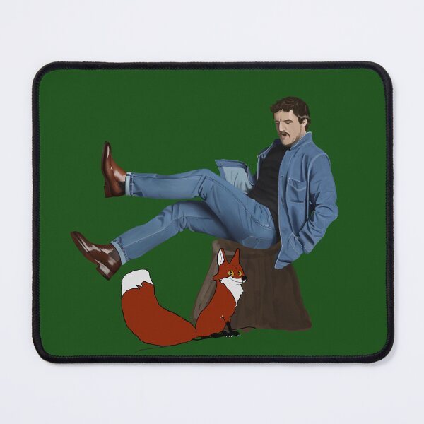 Item preview, Pedro Pascal and Fink the fox designed and sold by Laurenbdoeslife.