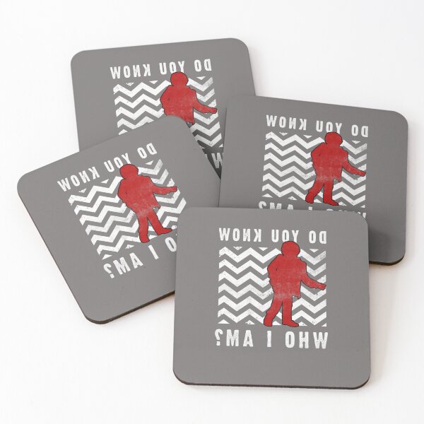 Item preview, TWIN-PEAKS-DO-YOU-KNOW-WHO-I-AM-THE-ARM-TEXT-DISTRESSED-LOGO designed and sold by FlorianKleemann.