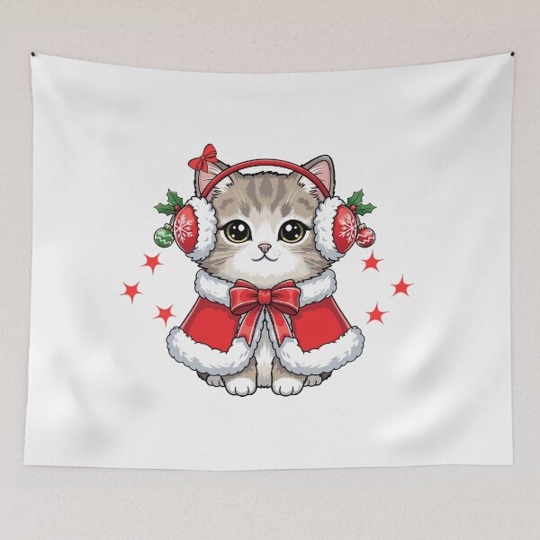 Item preview,  Christmas cat designed and sold by Designfs.