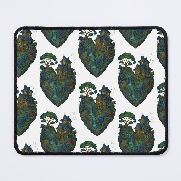 Item preview, Isometric Floating Fantasy Island – Art Nouveau Edition designed and sold by Ewa Miller.