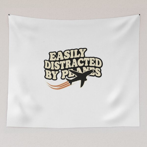 Item preview, Easily Distracted by Planes – cute aviation lover  designed and sold by w66aboo.