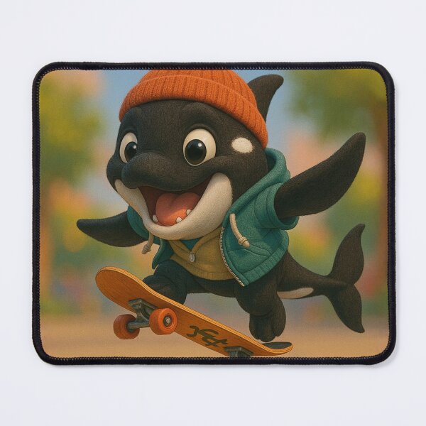 Item preview, Skater Killer Whale designed and sold by Sillytoe.