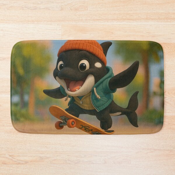 Item preview, Skater Killer Whale designed and sold by Sillytoe.