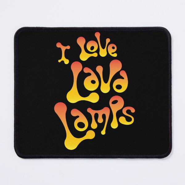 Item preview, "I Love Lava Lamps" Yellow/Orange designed and sold by ThrillRags!.