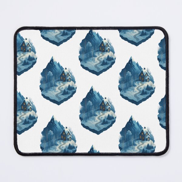 Item preview, Isometric Floating Fantasy Island – Art Nouveau Edition designed and sold by Ewa Miller.