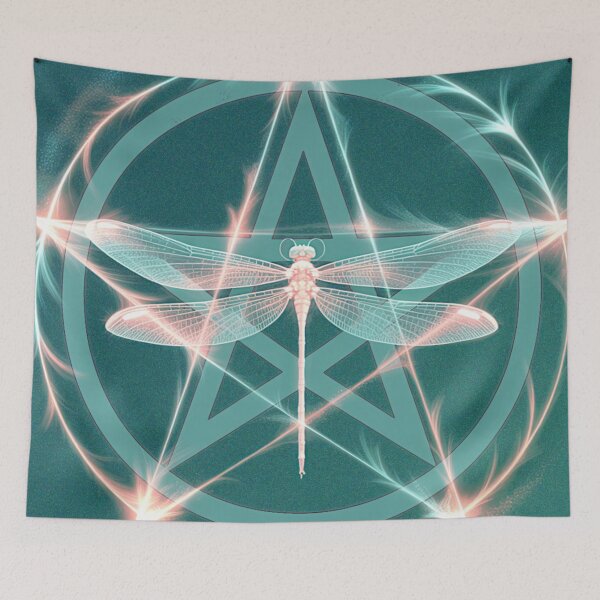 Item preview, Pentacle with Dragonfly designed and sold by Kwandry.