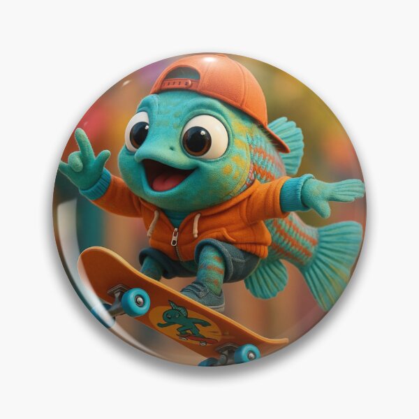 Item preview, Skater Killifish designed and sold by Sillytoe.