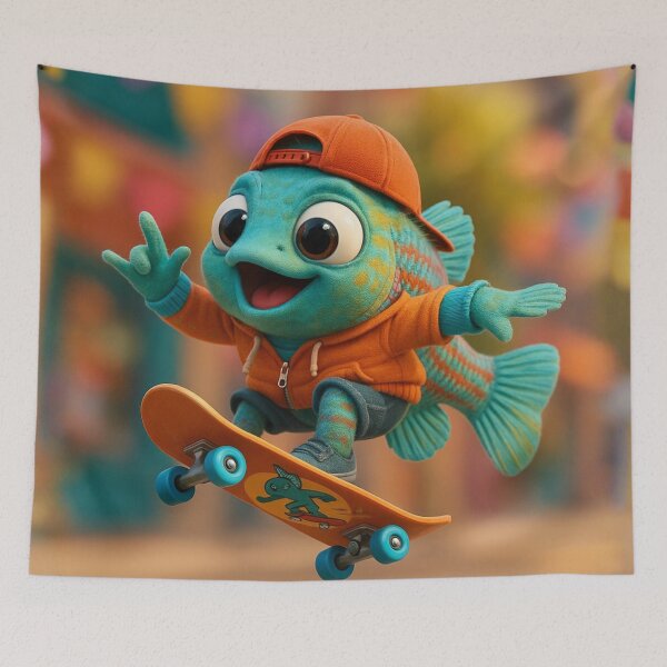 Item preview, Skater Killifish designed and sold by Sillytoe.