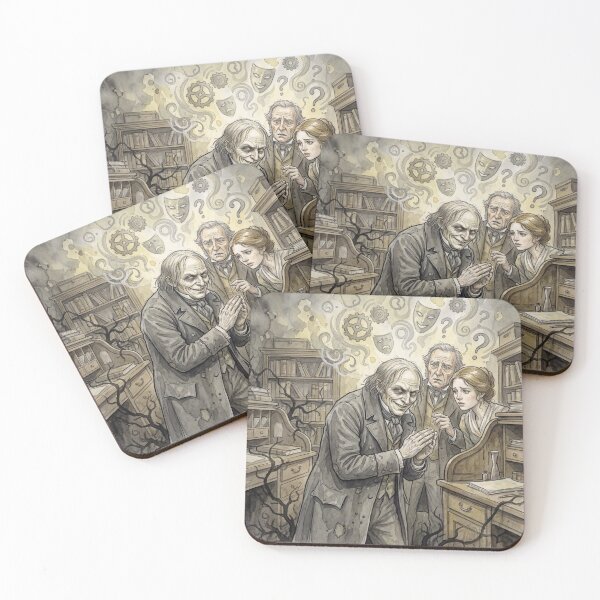 Item preview, Heep's Deceit from David Copperfield Characters from Dickens series illustration watercolor art designed and sold by Vintage Designs +.