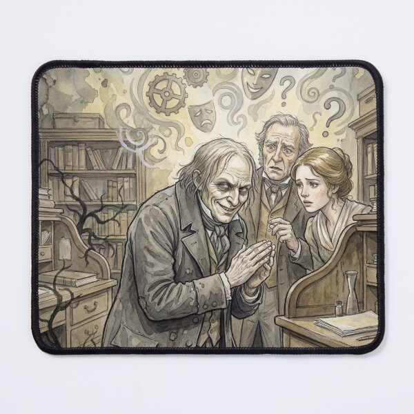 Item preview, Heep's Deceit from David Copperfield Characters from Dickens series illustration watercolor art designed and sold by Vintage Designs +.