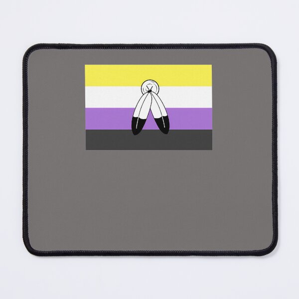 Item preview, TWO-SPIRIT-NONBINARY-PRIDE-FLAG designed and sold by AndreBajora.