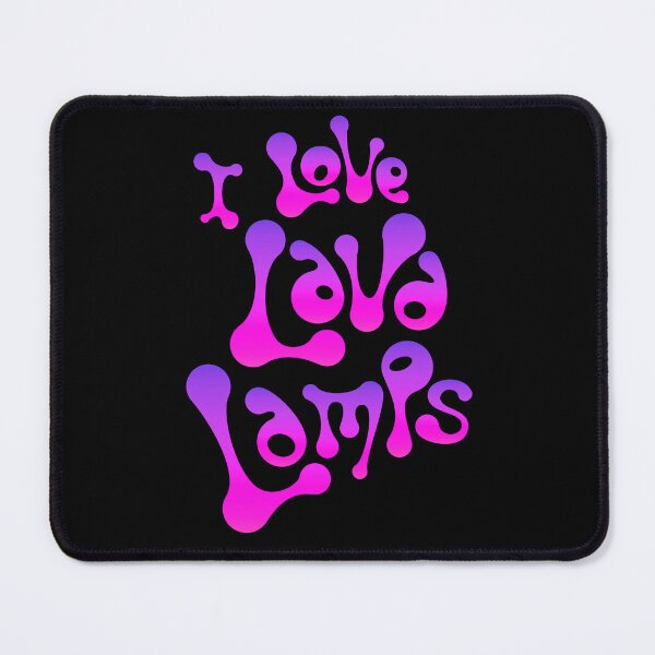 Item preview, "I Love Lava Lamps" Pink/Purple designed and sold by ThrillRags!.