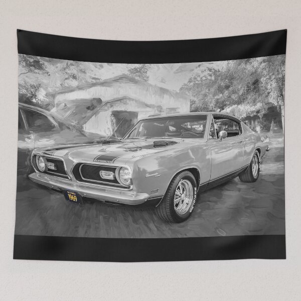 Item preview, 1969 Yellow Plymouth HEMI Barracuda Fastback X105 designed and sold by RichFrancoCars.