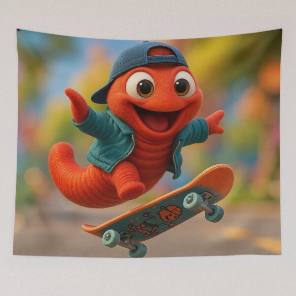 Item preview, Skater Kinabalu Giant Red Leech designed and sold by Sillytoe.