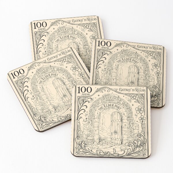 Item preview, Fantasy Gateway Postage Stamp Illustration designed and sold by WhiskStmaps.