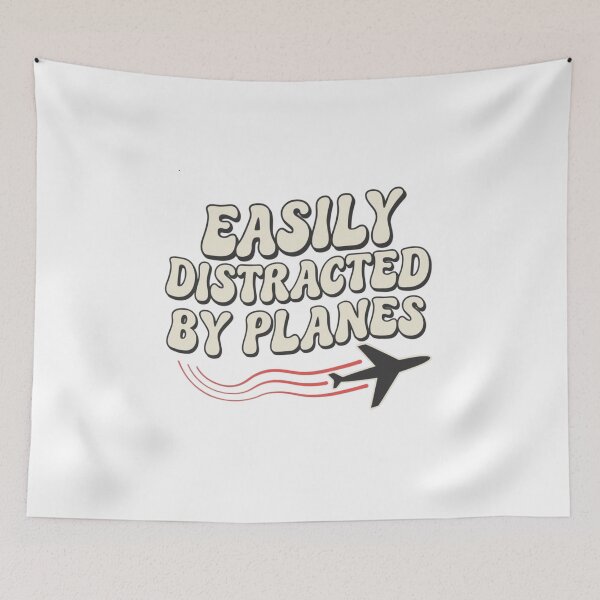 Item preview, Easily Distracted by Planes – airplane love designed and sold by w66aboo.