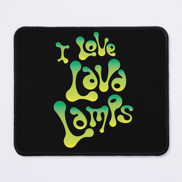 Item preview, "I Love Lava Lamps" Yellow/Green designed and sold by ThrillRags!.