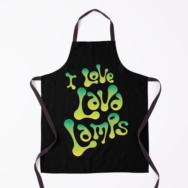 Item preview, "I Love Lava Lamps" Yellow/Green designed and sold by ThrillRags!.