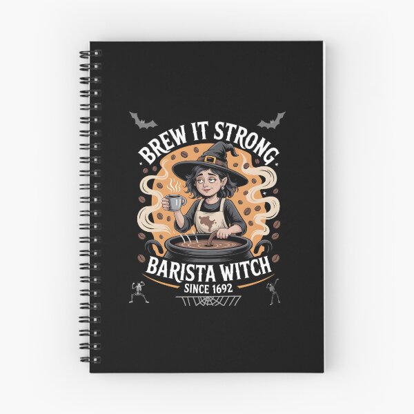 Artikelvorschau, Barista-Hexe – Lustiges Halloween-Design für Kaffeeliebhaber entworfen und verkauft von Logiprint.