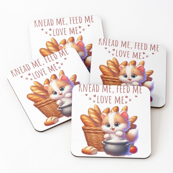 Item preview, Cute baking kitten design for cat lovers and cozy kitchen vibes designed and sold by LavIsInTheAir.