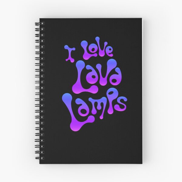 Item preview, "I Love Lava Lamps" Purple/Blue designed and sold by ThrillRags!.