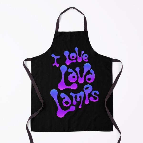 Item preview, "I Love Lava Lamps" Purple/Blue designed and sold by ThrillRags!.