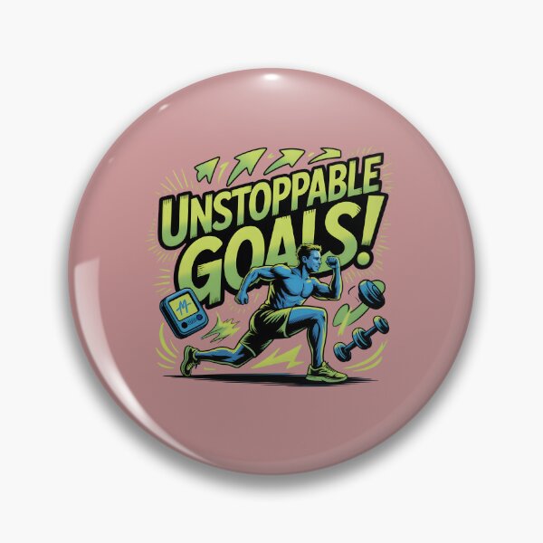 Item preview, Unstoppable Goals Fitness Motivation Graphic Tee – Gym Workout Design designed and sold by InkWeaveShop.