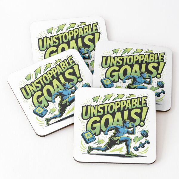 Item preview, Unstoppable Goals Fitness Motivation Graphic Tee – Gym Workout Design designed and sold by InkWeaveShop.