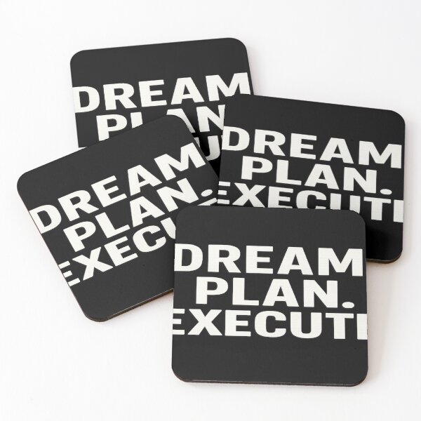 Item preview, DREAM. PLAN. EXECUTE. – Bold Motivational Typography Design designed and sold by Amazing-Shop5T.