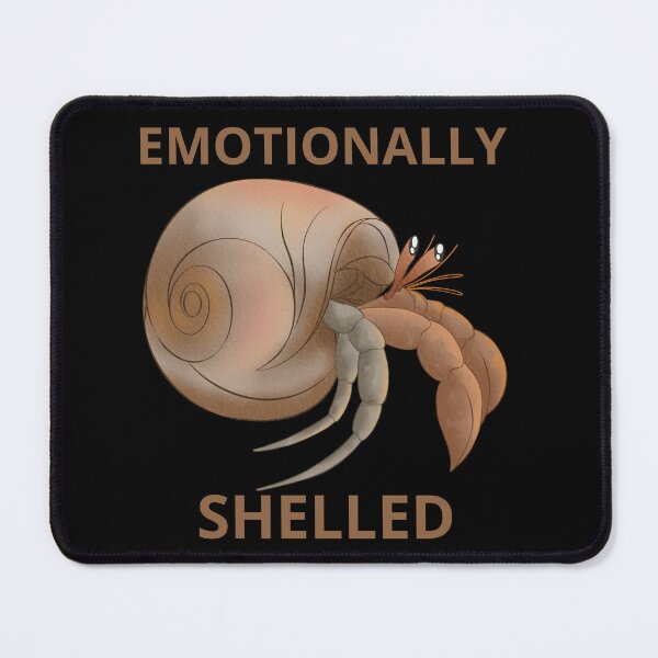 Item preview, Emotionally Shelled Funny Hermit Crab Tank Top designed and sold by NewaveBoutique.